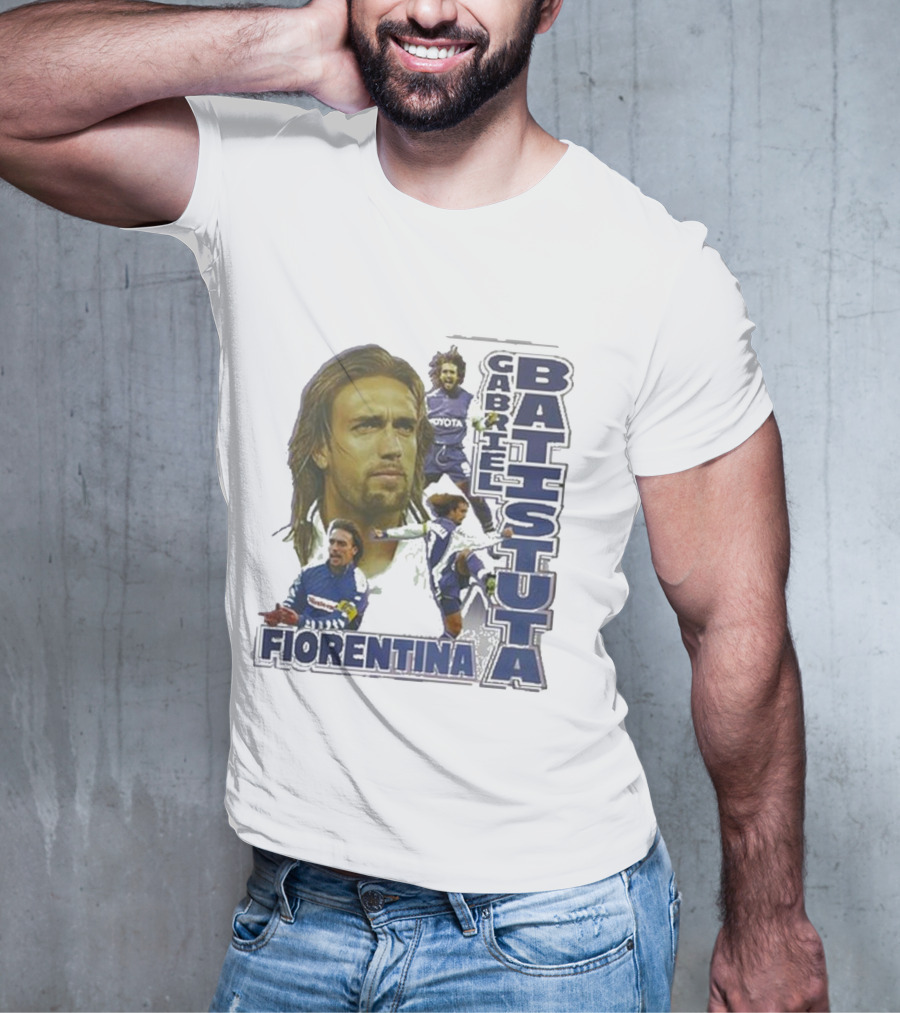 Gabriel Batistuta Fiorentina Football Legend T-Shirt
