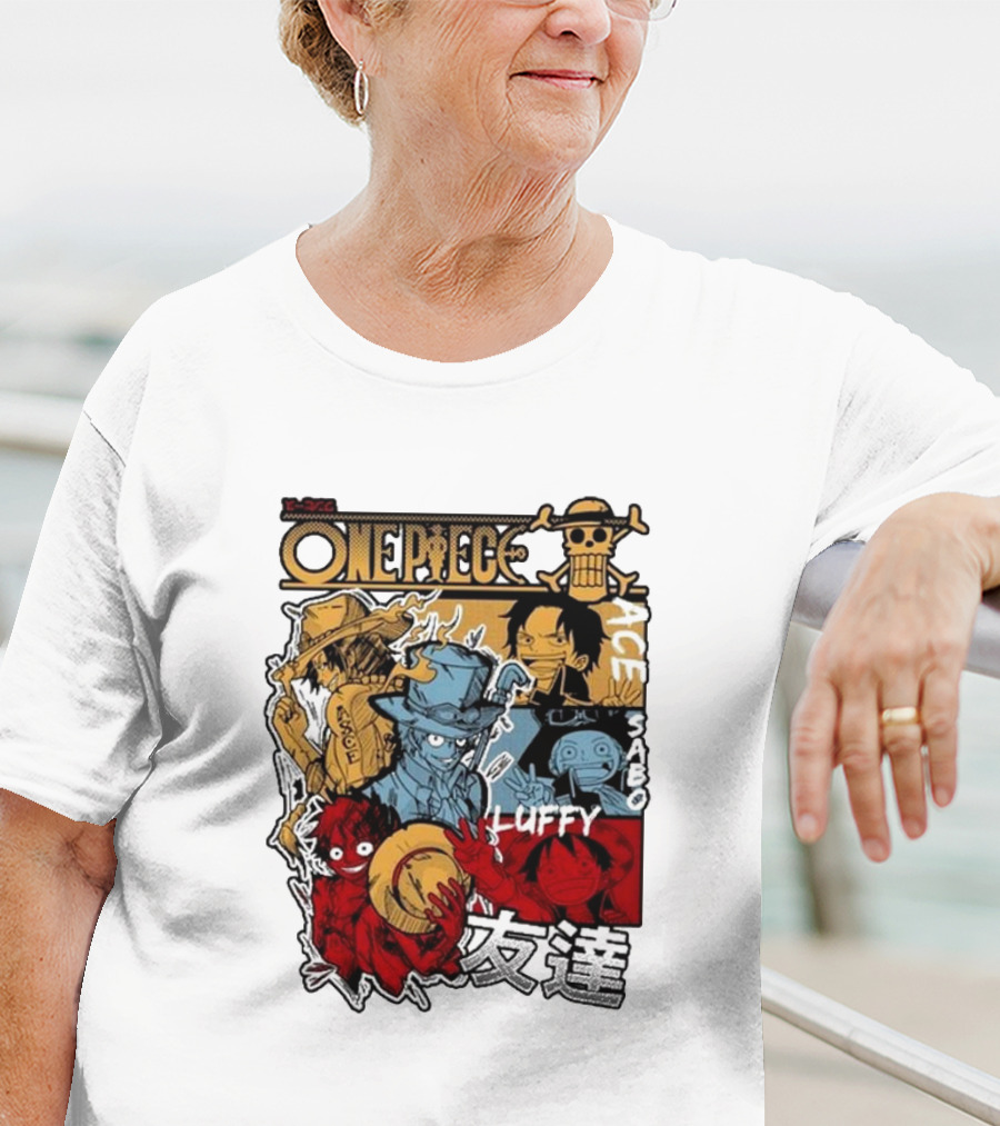 One Piece Luffy Ace Sabo Brothers Friendship T-Shirt