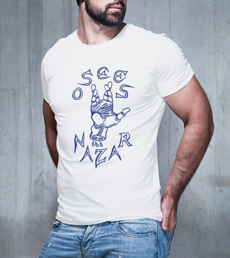 Osees Nazar Hand Symbol With Dripping Fingers T-Shirt