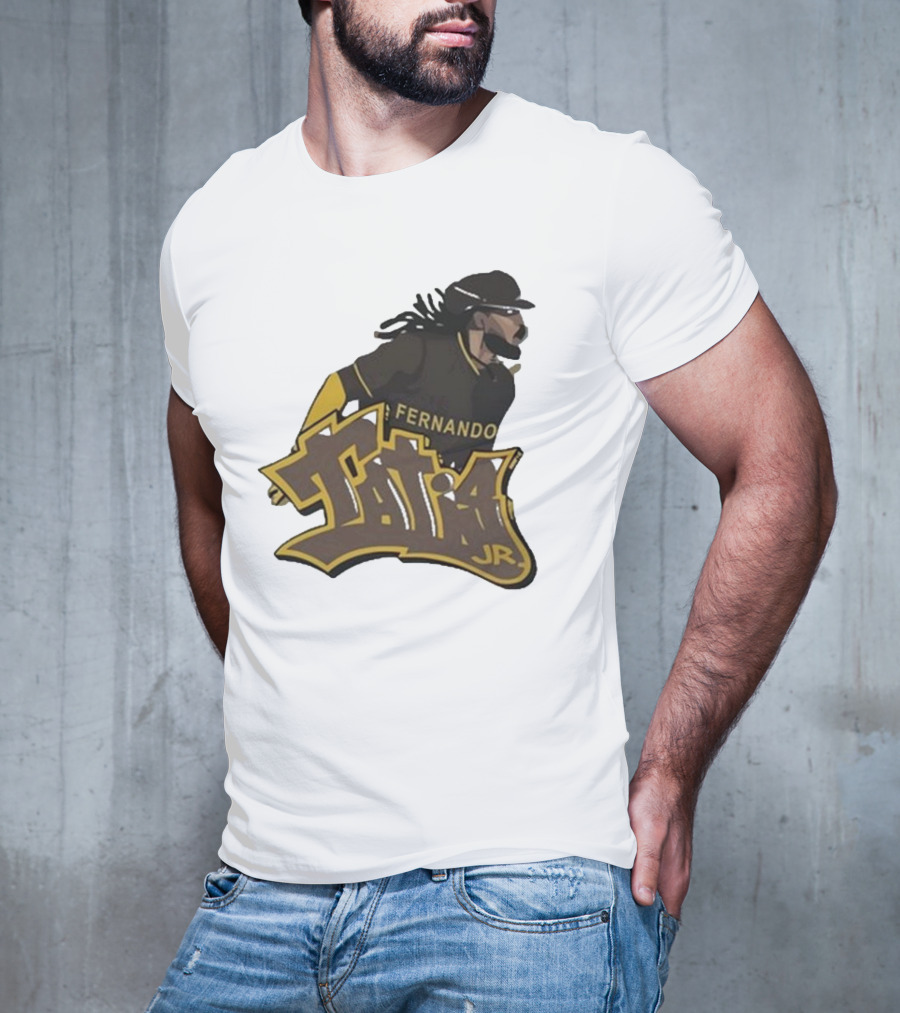 San Diego Padres Fernando Tatis Jr Player Graffiti T-Shirt