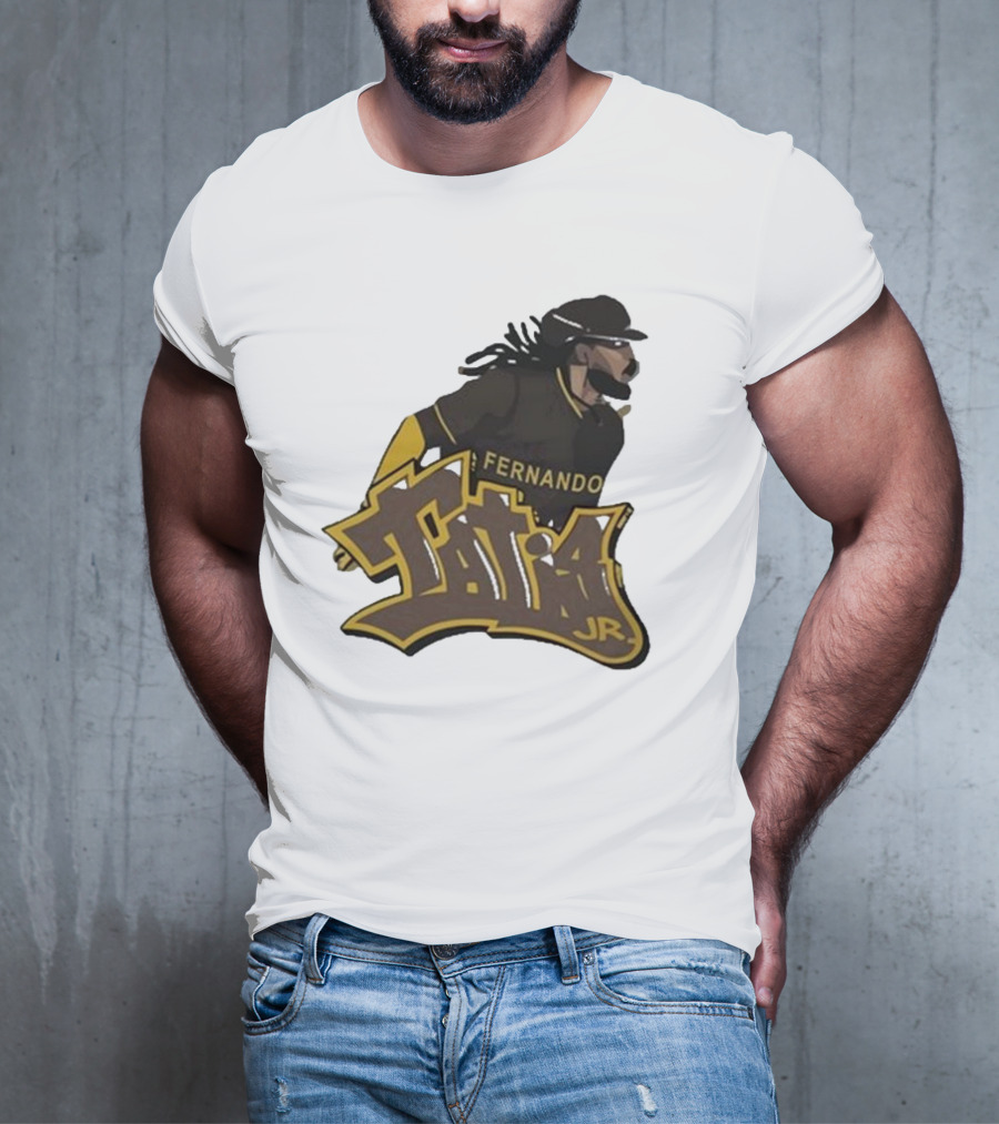 San Diego Padres Fernando Tatis Jr Player Graffiti T-Shirt