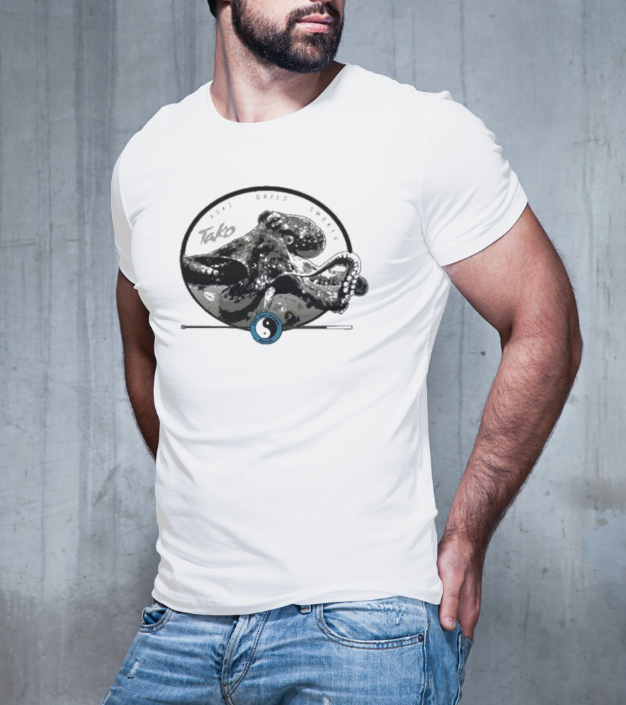 T&c Surf Tako Smoked Dried Octopus Yin Yang T-Shirt