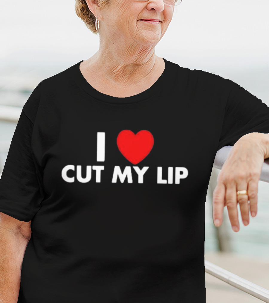 Egg Tyler Wearing I Love Cut My Lip I ♥ Cut My Lip T-Shirt