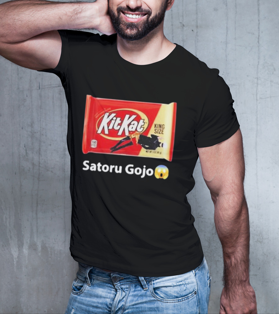 Satoru Gojo 😮 Kit Kat King Size T-Shirt
