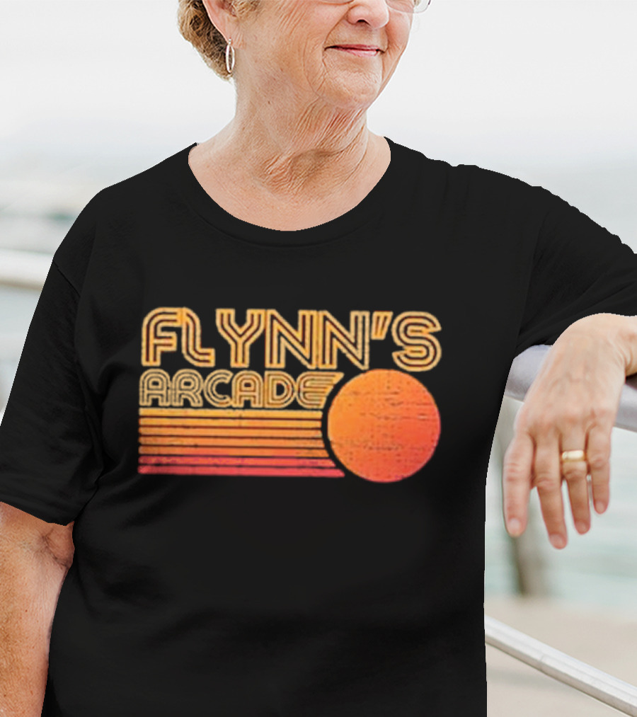Flynn's Arcade Sunset Vintage T-Shirt