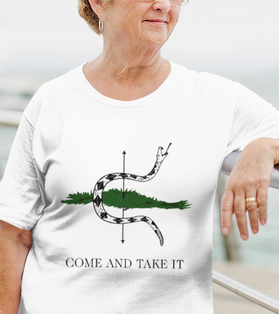 Lopp Come And Take It Snake With Arrow And Pine Tree T-Shirt