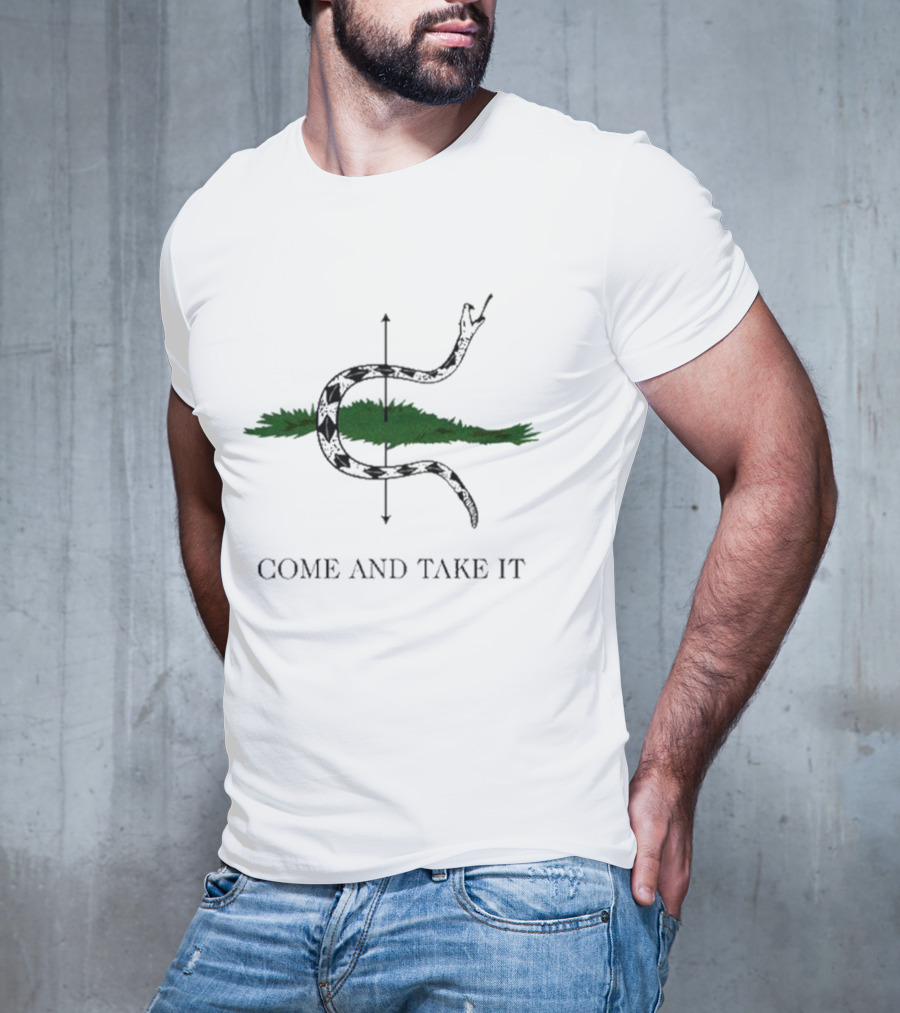 Lopp Come And Take It Snake With Arrow And Pine Tree T-Shirt