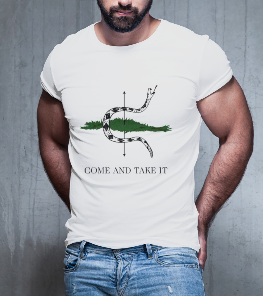 Lopp Come And Take It Snake With Arrow And Pine Tree T-Shirt