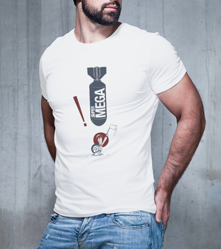 Super Mega Bomb Cartoon Surrender T-Shirt