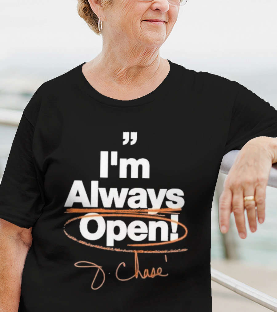 7collection I'm Always Open J. Chase T-Shirt