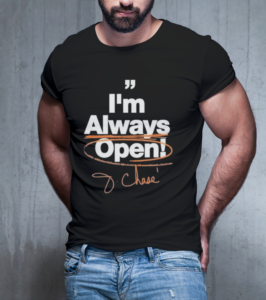 7collection I'm Always Open J. Chase T-Shirt
