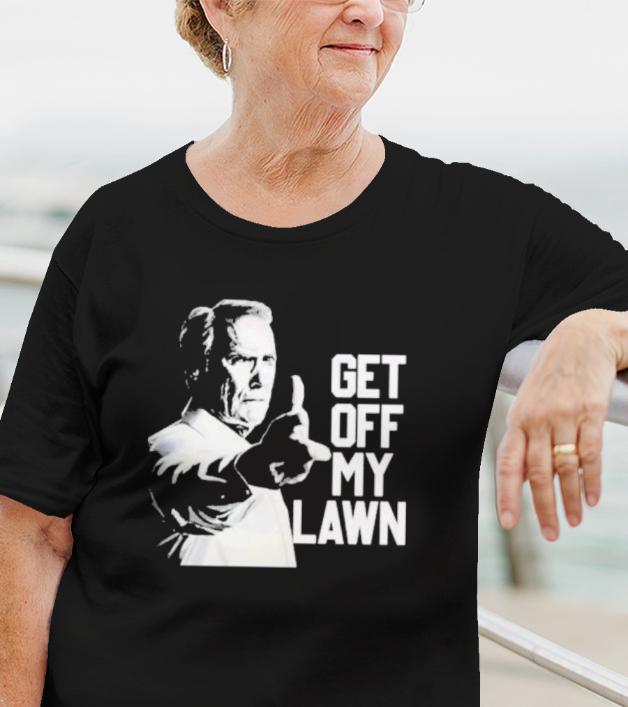 Clint Eastwood Get Off My Lawn Iconic TV Scene T-Shirt