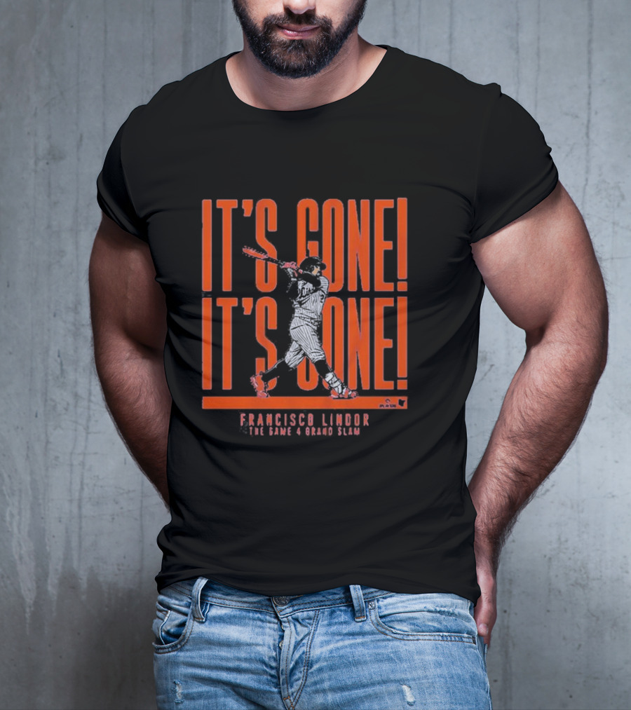 Francisco Lindor The Game 4 Grand Slam It's Gone It's Gone T-Shirt