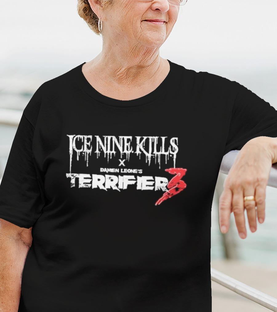 Ice Nine Kills X Damien Leone's Terrifier 3 Psychos Only Art Will Never T-Shirt