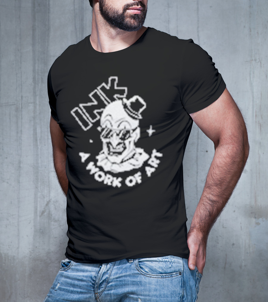 Ice Nine Kills Terrifier Hack ‘n’ Slash Pocket Ink A Work Of T-Shirt