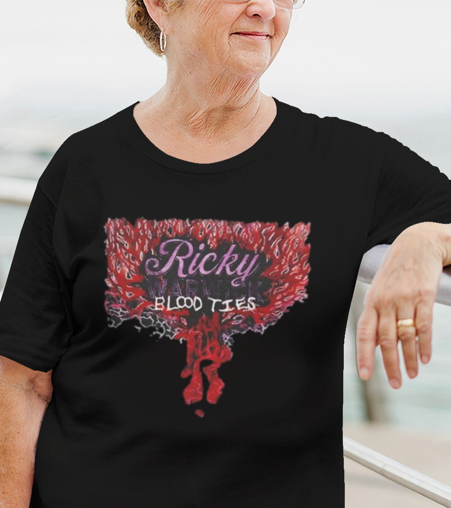 Ricky Warwick Blood Ties Red Veins And Roots T-Shirt