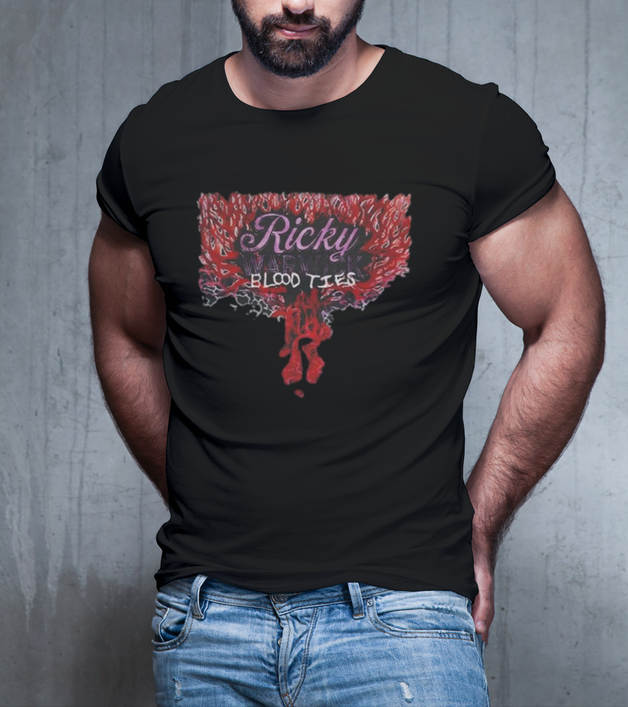 Ricky Warwick Blood Ties Red Veins And Roots T-Shirt