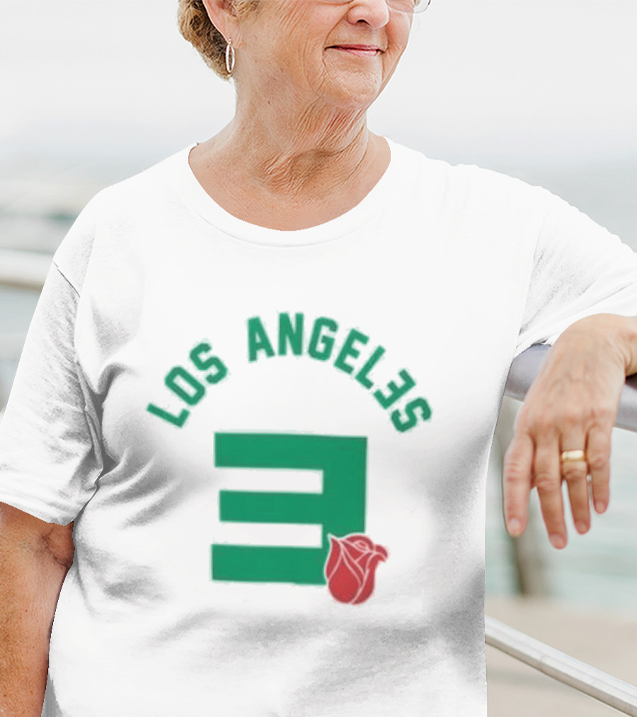 Los Angeles Eminem Rosebowl Logo Event T-Shirt