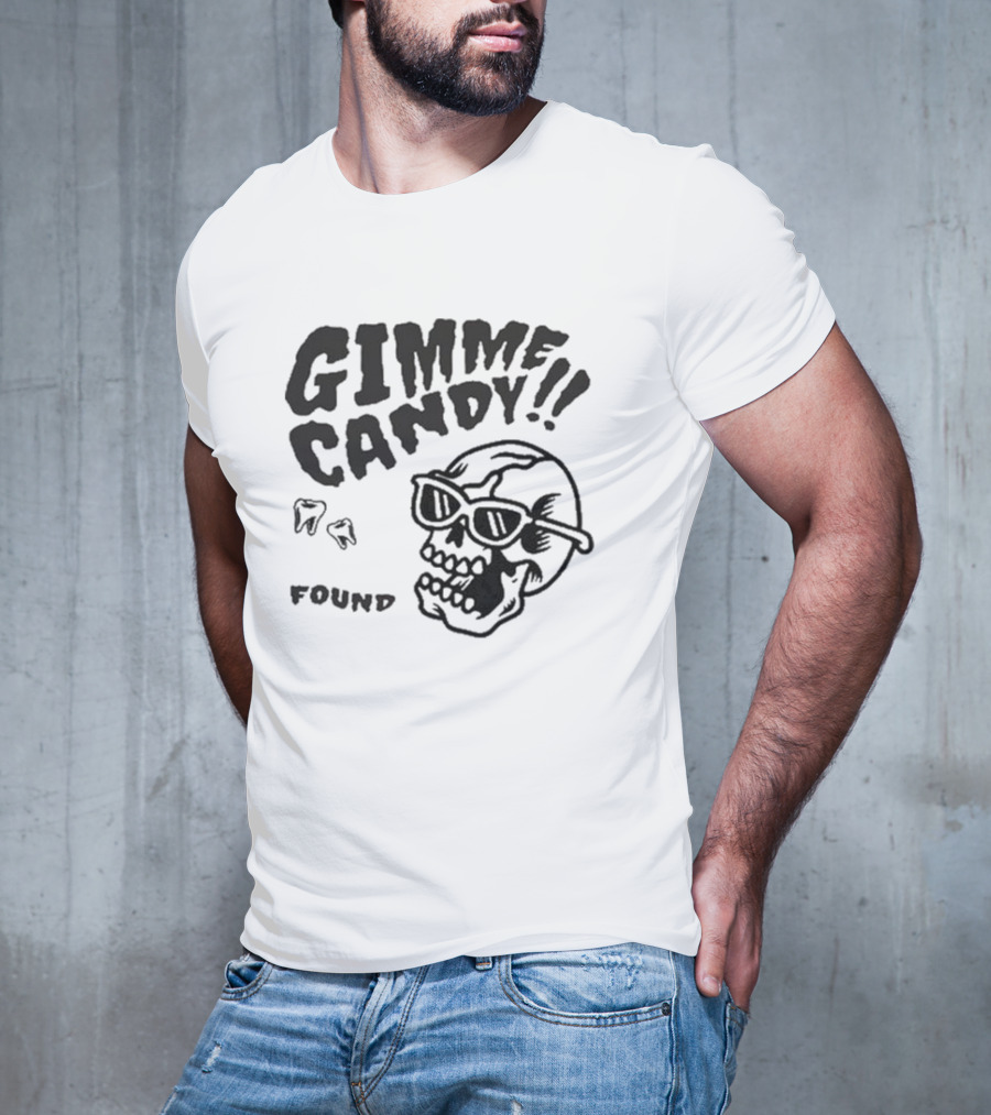 New Found Glory Gimme Candy Skull Found T-Shirt