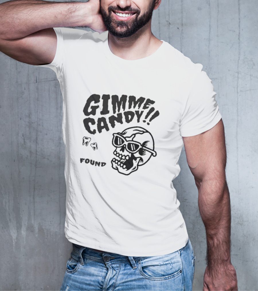 New Found Glory Gimme Candy Skull Found T-Shirt