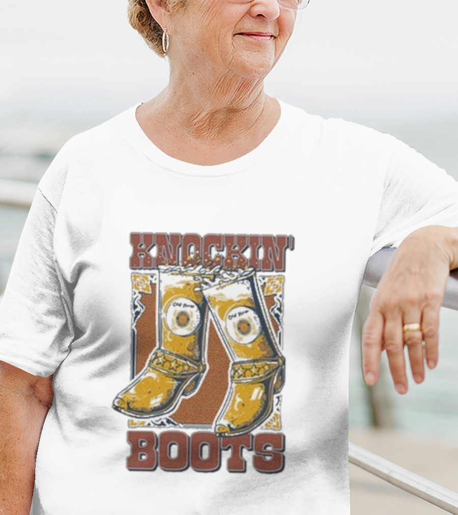 Old Row Knockin' Boots Cowboy Western T-Shirt