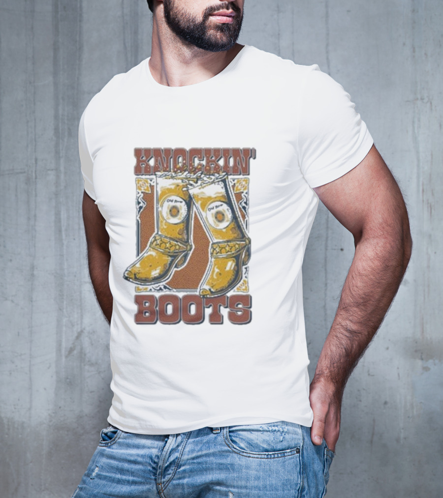 Old Row Knockin' Boots Cowboy Western T-Shirt