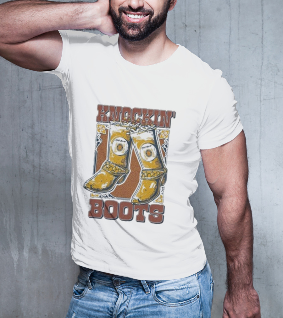 Old Row Knockin' Boots Cowboy Western T-Shirt