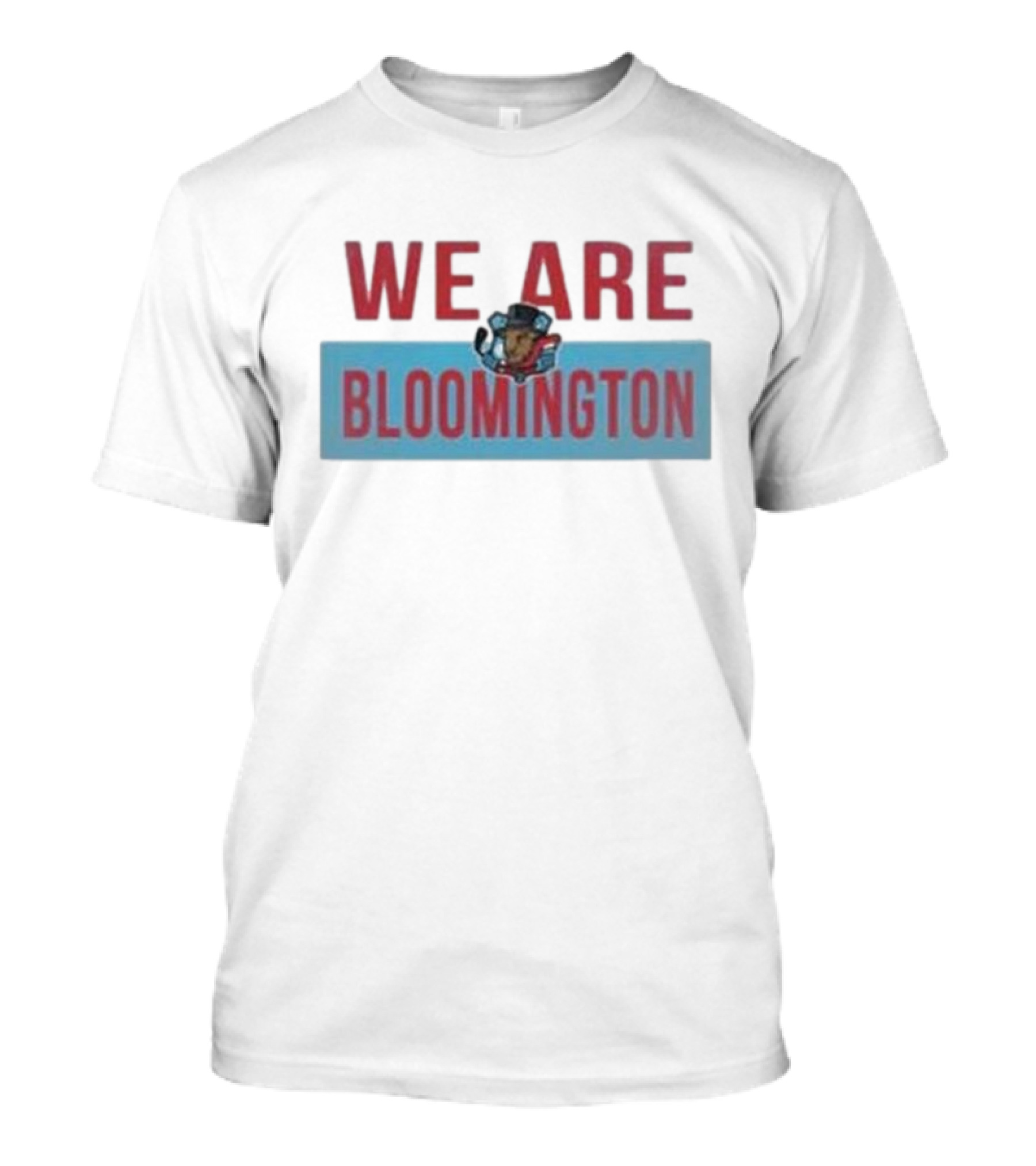 We Are Bloomington Bison State Teddy Bear Emblem T-Shirt