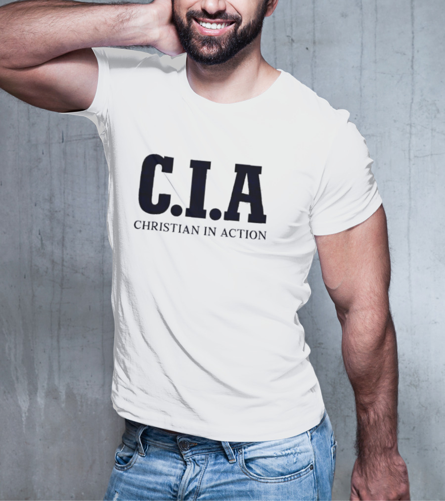 C I A Christian In Action T-Shirt