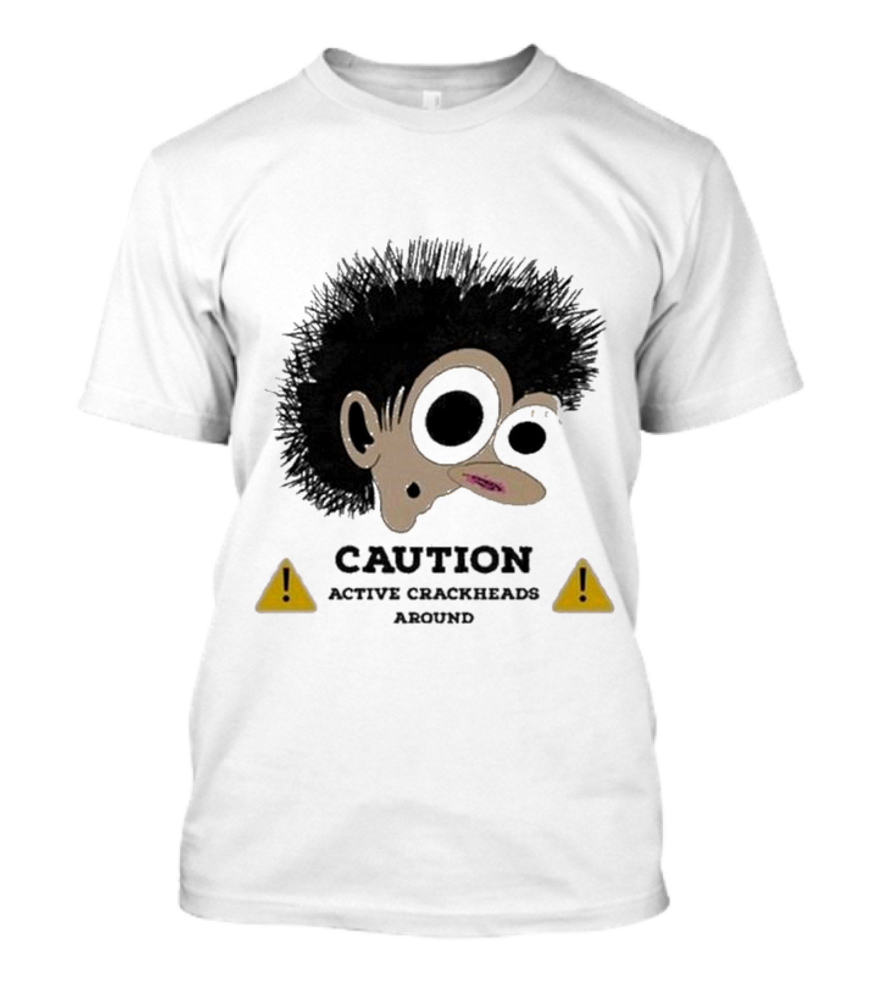 Caution Active Crackheads Midnight Groovers T-Shirt