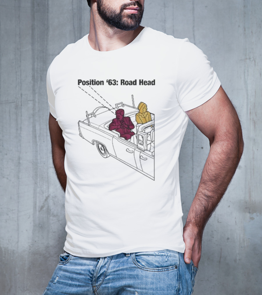 Position '63 Road Head Convertible Scene T-Shirt