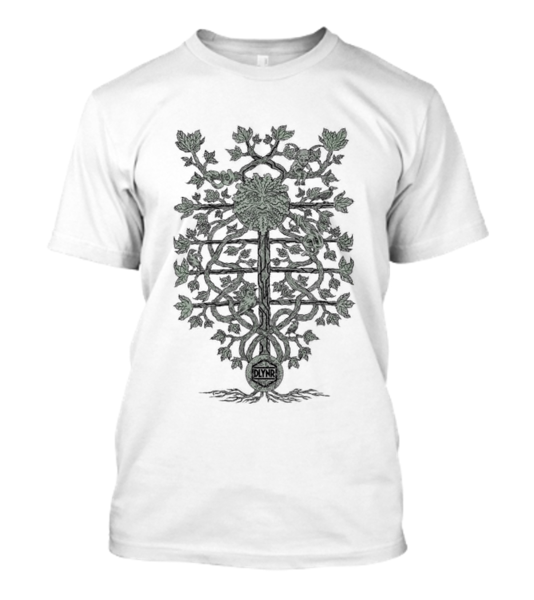 The Green Man Tree Design DLYNR T-Shirt