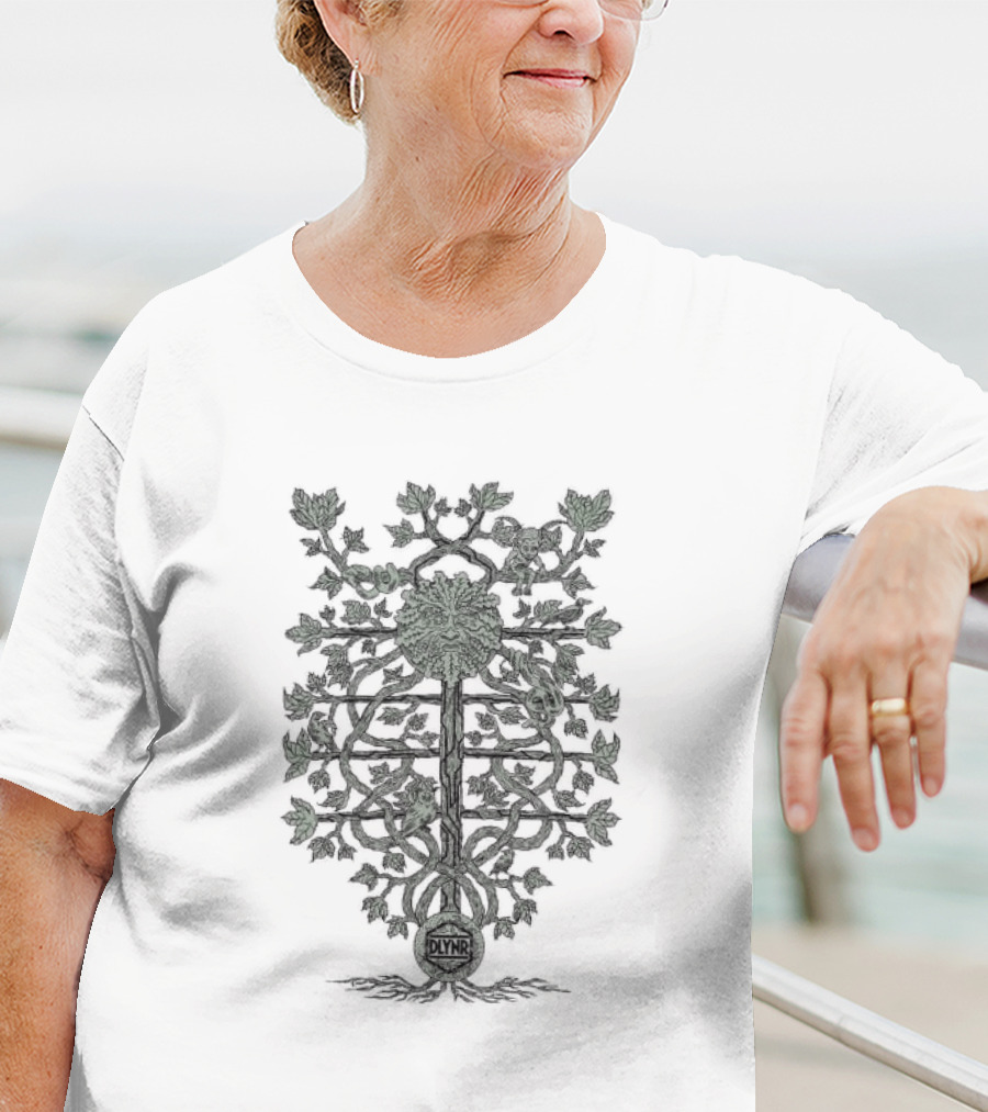 The Green Man Tree Design DLYNR T-Shirt