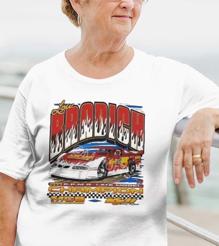 Lou Brodich Champion MCB Kell 5 Super Dirt Late Model 1999 Vintage Racing T-Shirt