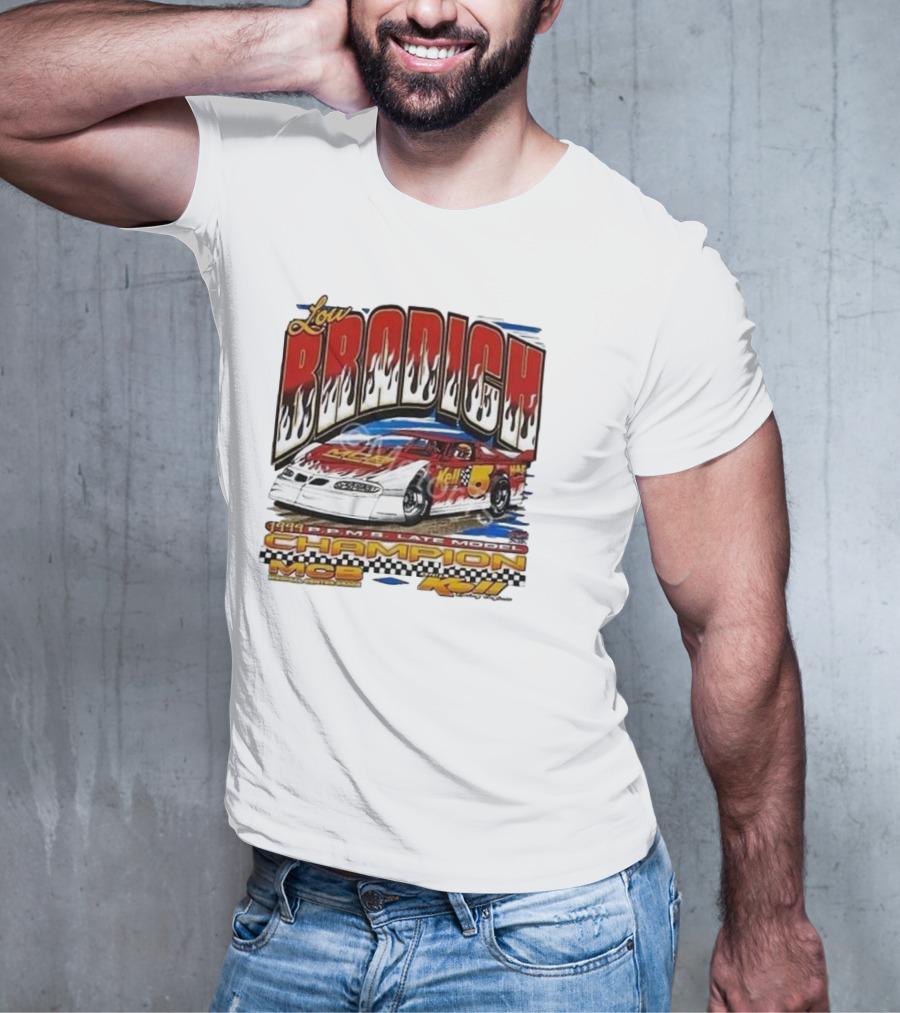 Lou Brodich Champion MCB Kell 5 Super Dirt Late Model 1999 Vintage Racing T-Shirt
