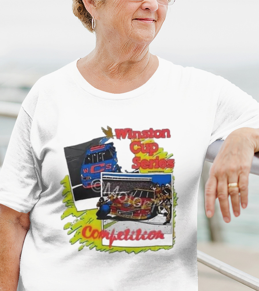 Winston Cup Series Competition Vintage New In Bag 1990 NASCAR T-Shirt