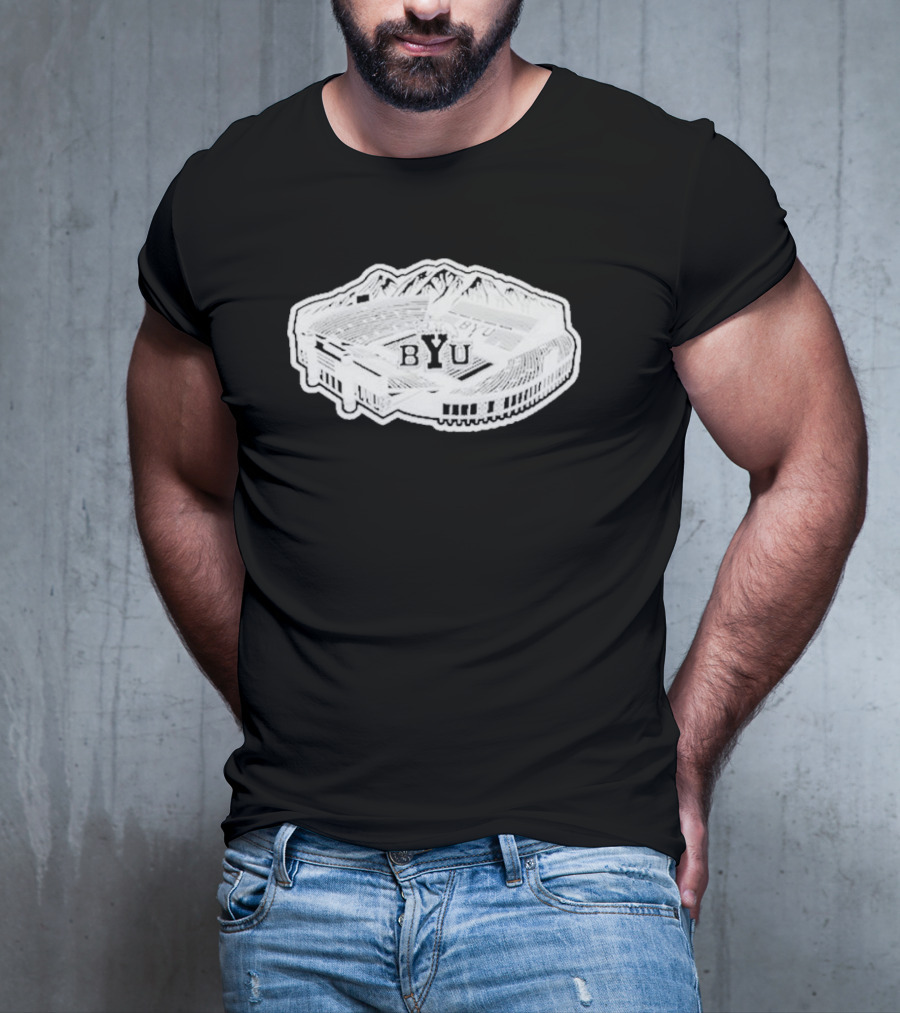 BYU Lavell’s Stadium Mountain View T-Shirt