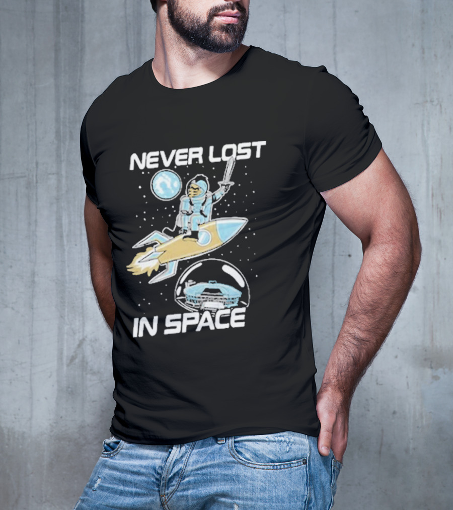 Never Lost In Space Rocket Astronaut Adventure T-Shirt