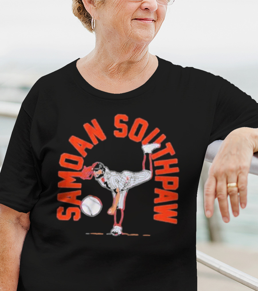 Samoan Southpaw Sean Manaea Baseball Pitcher T-Shirt