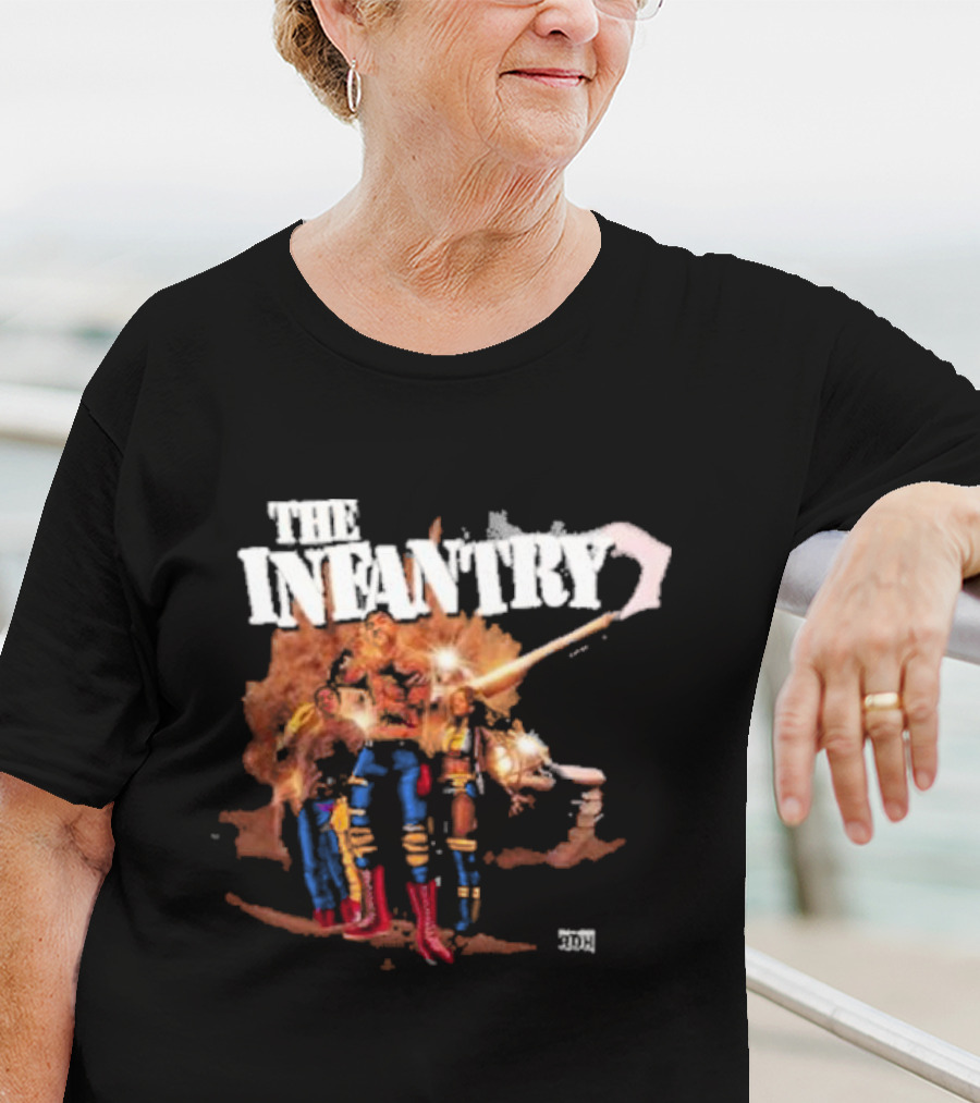 The Infantry Return Fire Comic Action Heroes T-Shirt
