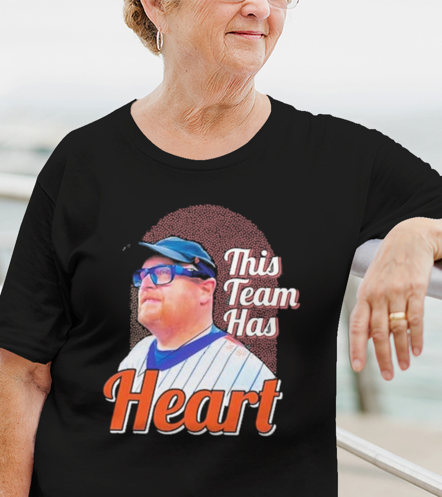 This Team Has Heart Frank Baseball-Inspired Dedication T-Shirt
