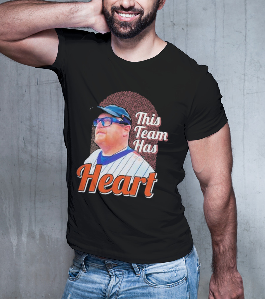 This Team Has Heart Frank Baseball-Inspired Dedication T-Shirt
