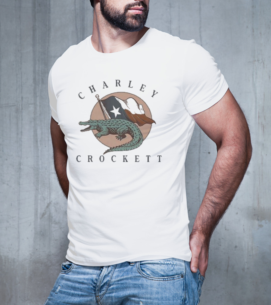 Charley Crockett Texas Flag Alligator T-Shirt