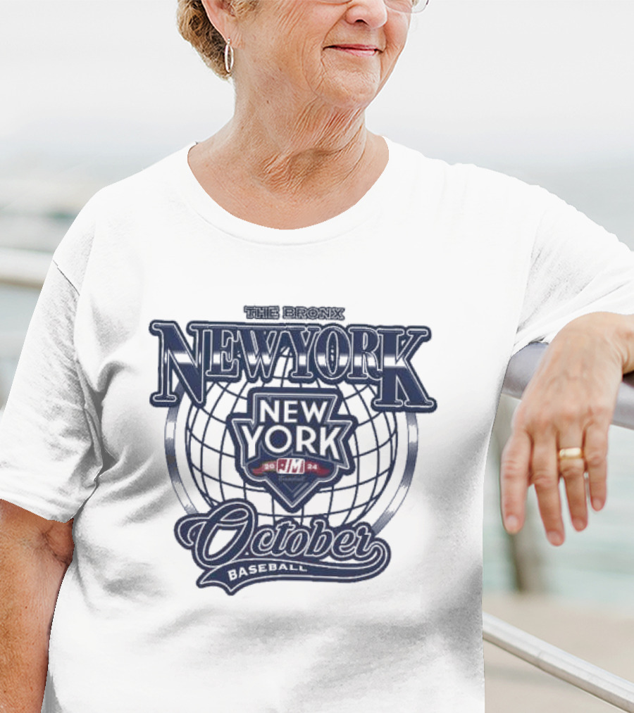 The Bronx New York October Baseball New York AM 1924 T-Shirt