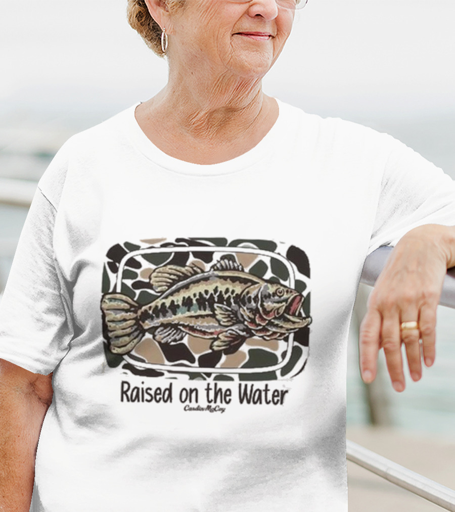 Raised On The Water Camden McCoy Fish Camouflage T-Shirt