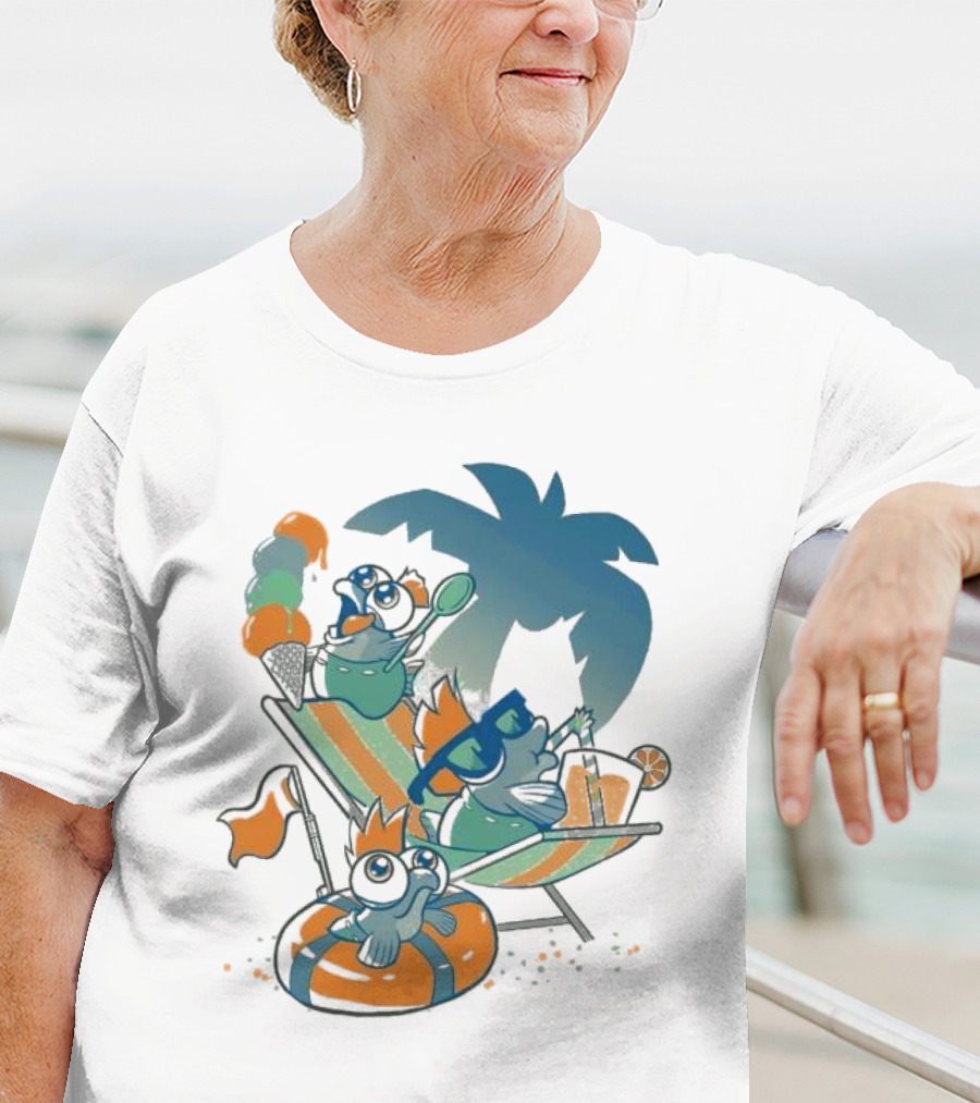 Resort Time Hanshumon Tropical Vacation Fun T-Shirt