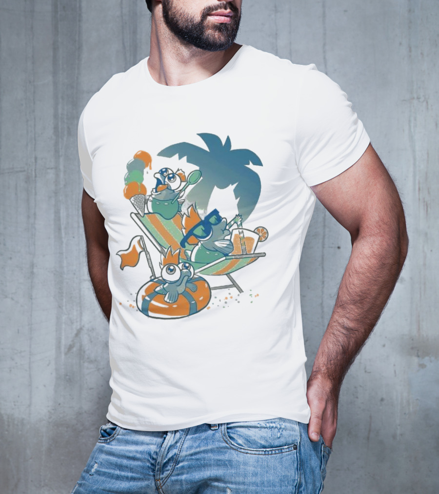 Resort Time Hanshumon Tropical Vacation Fun T-Shirt