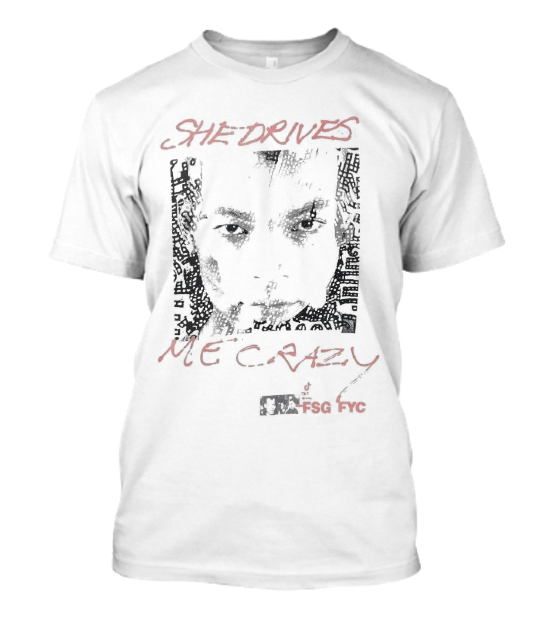 She Drives Me Crazy FSG FYC Face T-Shirt
