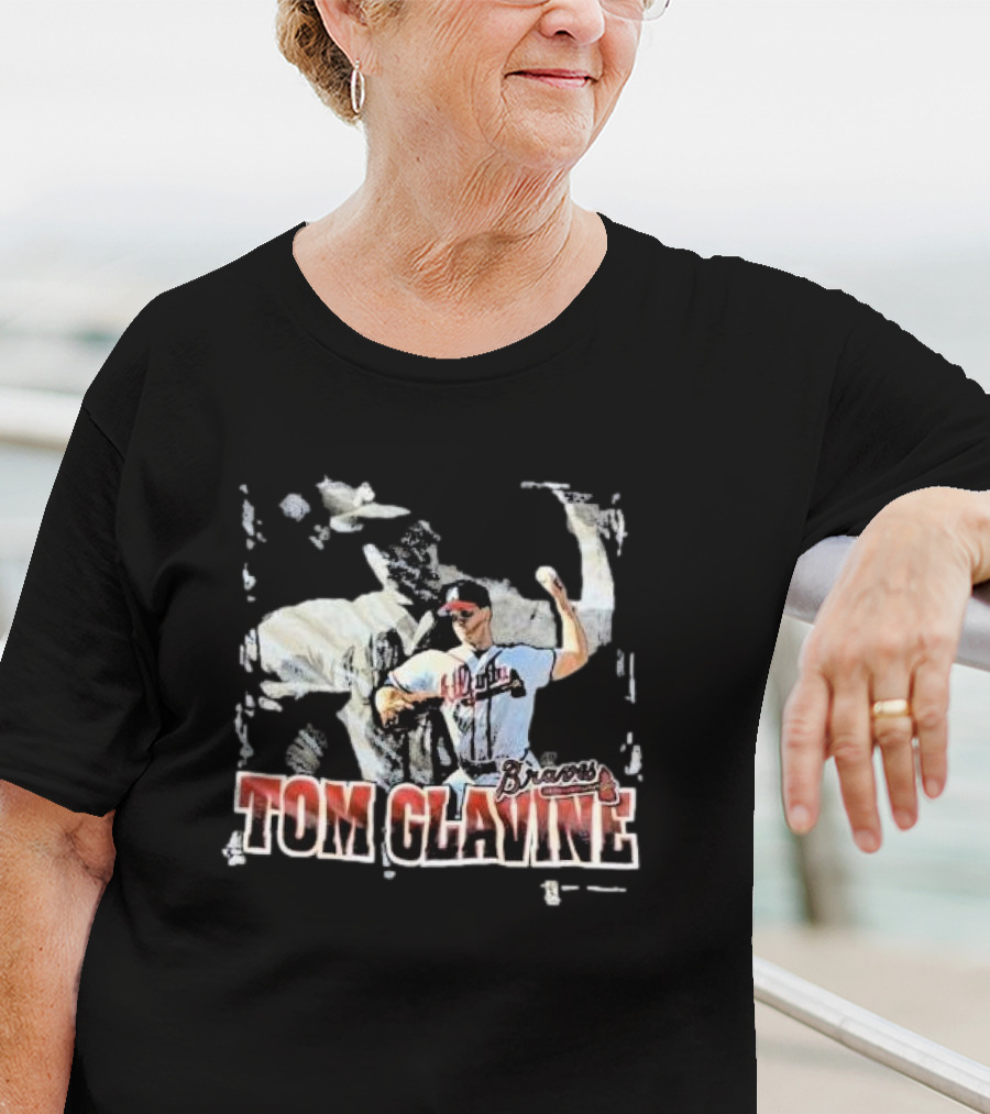 Braves Tom Glavine Pitching Legend T-Shirt