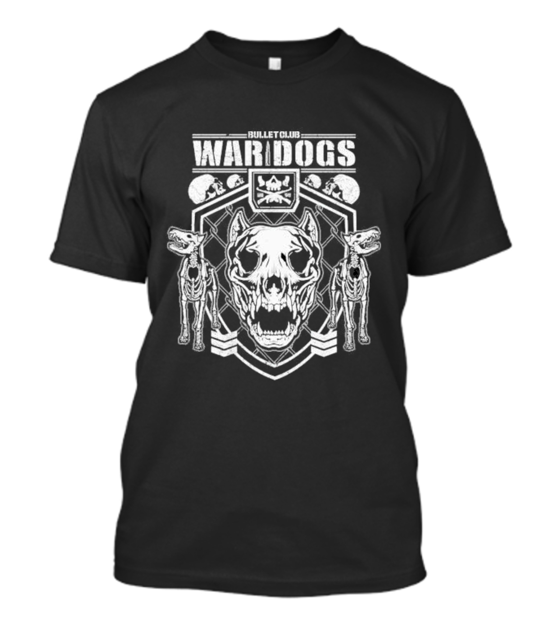 Bullet Club War Dogs Baby One Piece Skull Shield Logo Skeleton Dogs T-Shirt